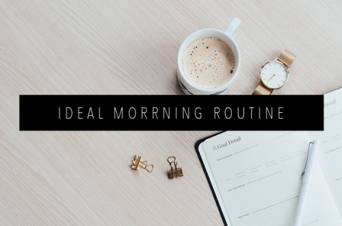 IDEAL MORNING ROUTINE FEATURED IMAGE